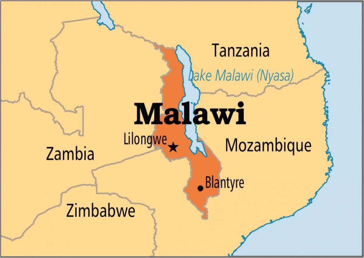 kartta lilongwe Malawi