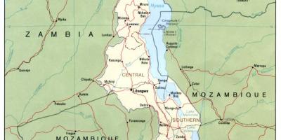 Malawin kartta