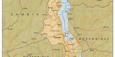 Lake Malawi kartta